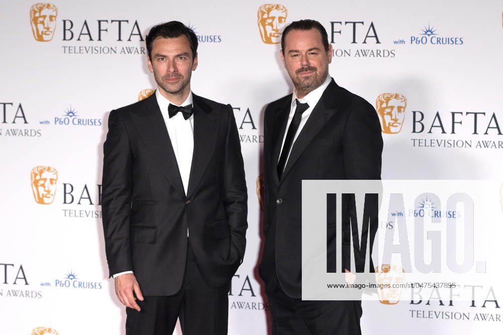 Aiden Turner and Danny Dyer attends the BAFTA Television Awards with P&O Cruises, at the Royal Festival Hall in London, England. UK. Sunday 12th May 2024 -