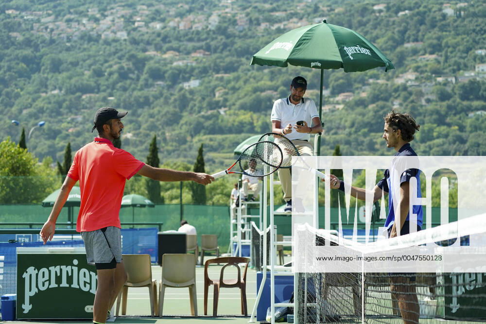 Rayanne Roumane - Pierre Hugues Herbert Tennis : Tournoi Challenge Elite FFT - Nice - 07 07 2020 NorbertScanella PanoramiC