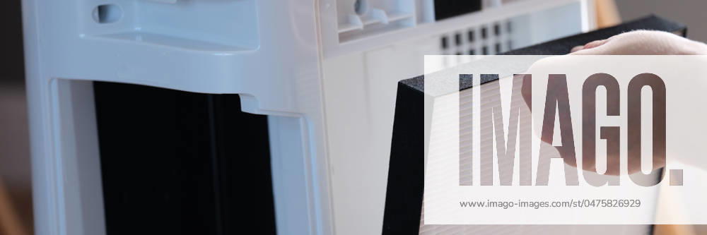 Replacing the filter in air conditioner and outdoor air purifier Replacing the filter in air conditioner and outdoor air purifier. Purifier filters and portable air conditioner