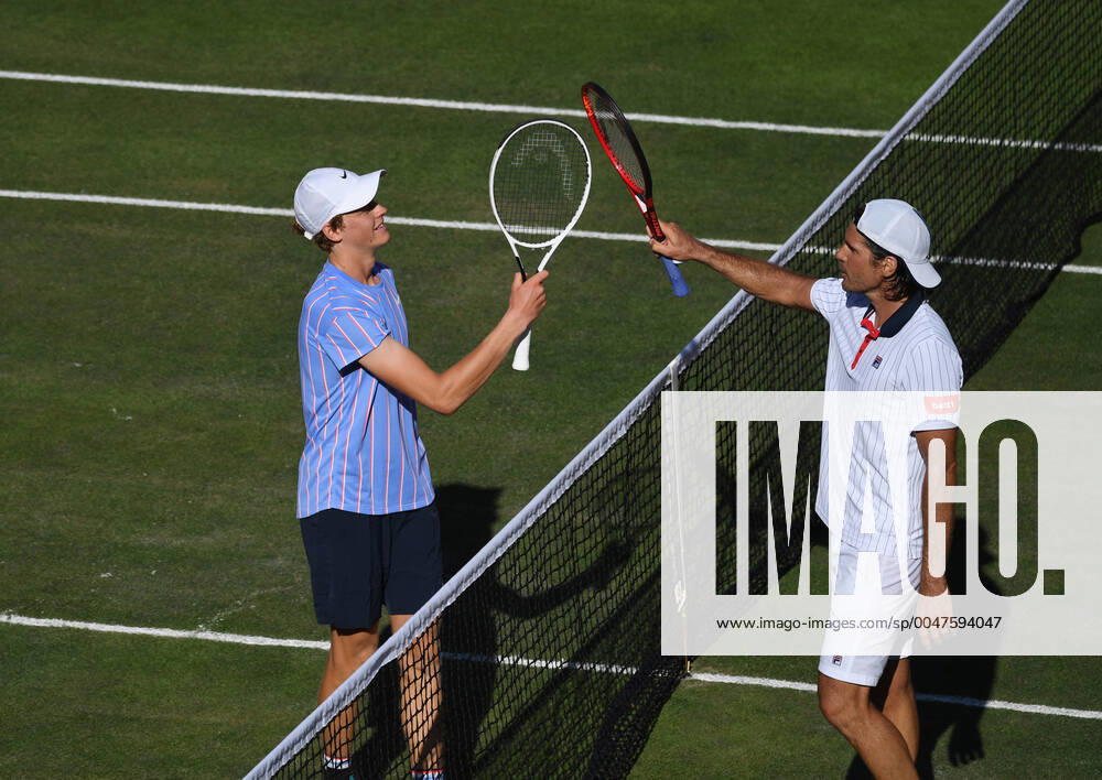 2020 bett1Aces, Berlin Jannik Sinner ,Italy and Tommy Haas Germany