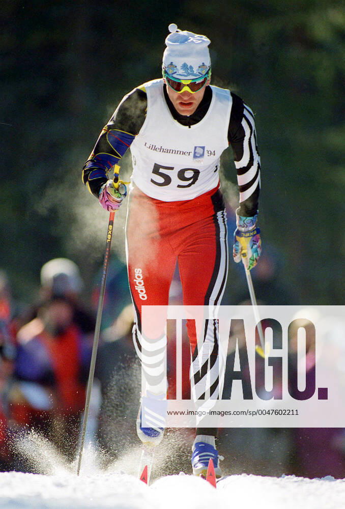 Winter Olympics 1994, Cross Country Skiing: Gold medalist Vladimir Smirnov of Kazakhstan during 50 km classical at The Winter Olympic Games, Olympische Spiele, Olympia, OS on February 27, 1994 in Lillehammer, Norway. BILDBYRAN