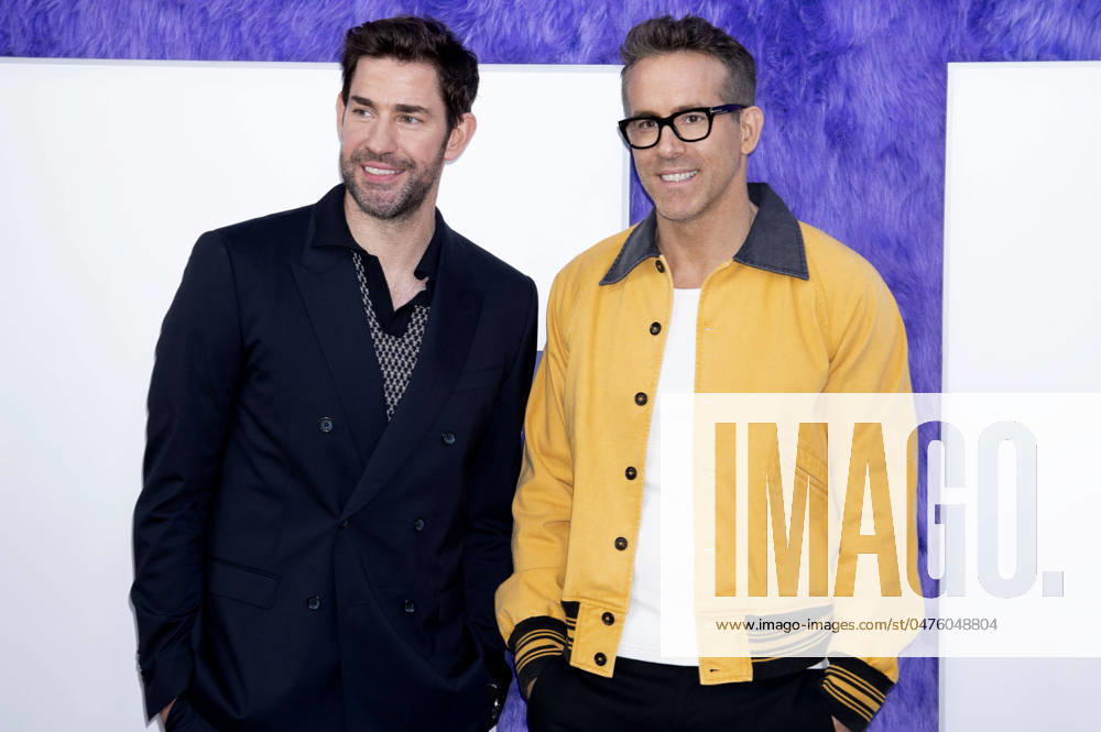 John Krasinski and Ryan Reynolds at the premiere of the feature film IF Imaginary Friends at the SVA Theater New York, 13 05 2024 Foto:xB.xFuturexImagex if_ny_4618