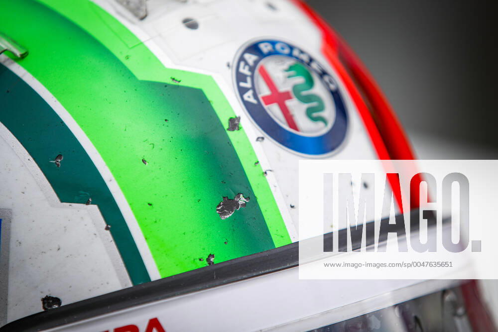 Motorsports: FIA Formula One World Championship, WM, Weltmeisterschaft 2020, Grand Prix of Hungary, Helmet of 99 Antonio Giovinazzi (ITA, Alfa Romeo Racing ORLEN), Budapest Hungary