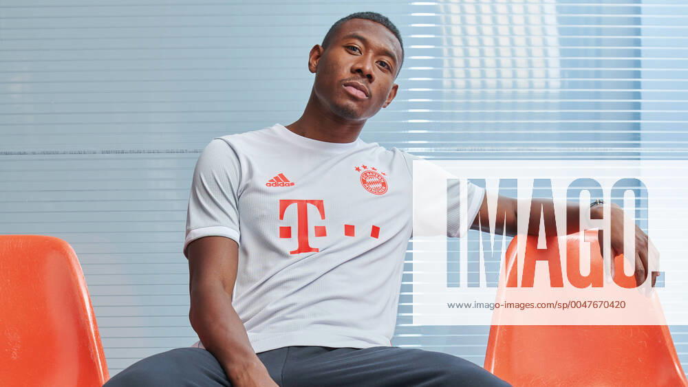 FC Bayern Munich Presentation of the away jersey for the 2020 season 2021 David Alaba