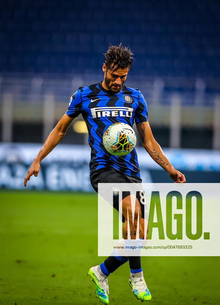 FC Internazionale vs SSC Napoli Serie A 2019 20 28 07 2020 Antonio Candreva of FC Internazionale during the Serie A 2019 20 match between FC Internazionale vs SSC Napoli at the San Siro Stadium, Milan, Italy on July 28, 2020 Photo Fabrizio Carabelli
