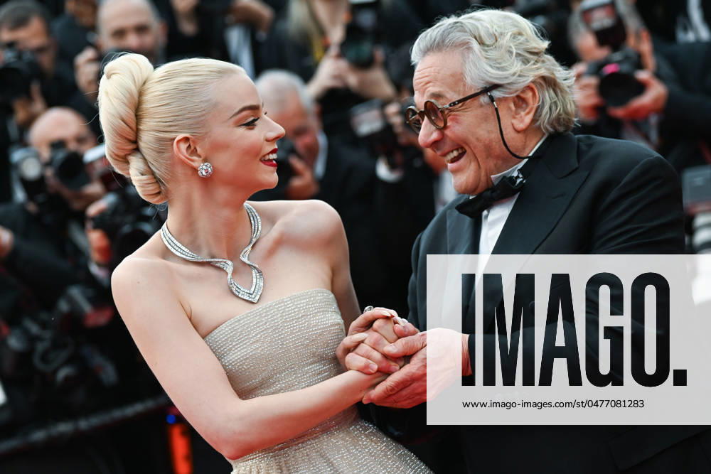 Anya Taylor-Joy, Archivbilder Entertainment Themen der Woche KW20 77eme Festival International du Film de Cannes Montà e des marches du Film Furiosa Mad Max Festival de Cannes 2024 77e à dition montee du film Furiosa Anya Taylor Joy, George Miller 304973 2024 05 15 Cannes France