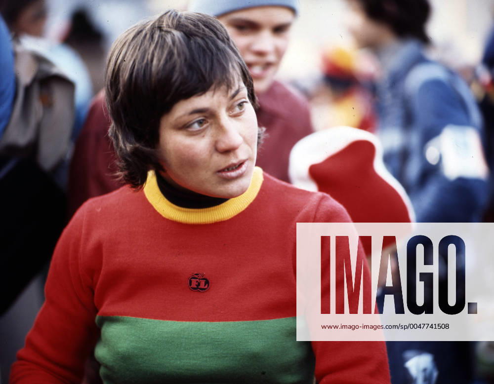 02 02 76 Olympia Innsbruck Austria, Innsbruck, 02 02 1976, Winter Olympia 1976 in Innsbruck Rosi Mittermaier BRD at the downhill