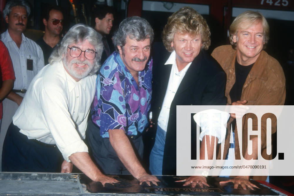 Moody Blues Graeme Edge Ray Thomas John Lodge Justin Hayward Moody Blues Graeme Edge Ray Thomas John Lodge Justin Hayward 1992 Photo By Michael Ferguson CelebrityArchaeology.com