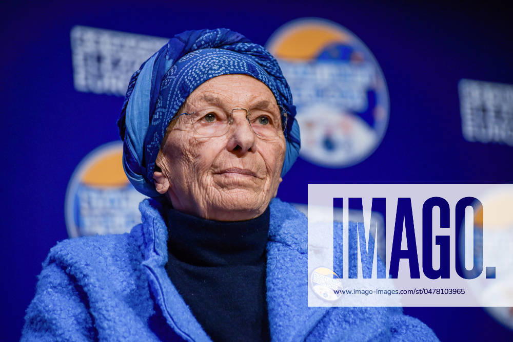 Launch of the United States of Europe list, in Rome, Italy - 17 May 2024 Emma Bonino, leader of the +Europa party, attends in the launch event of the electoral campaign of the United States of Europe list, for the European elections of 8 and 9 June 2024. Rome Italy