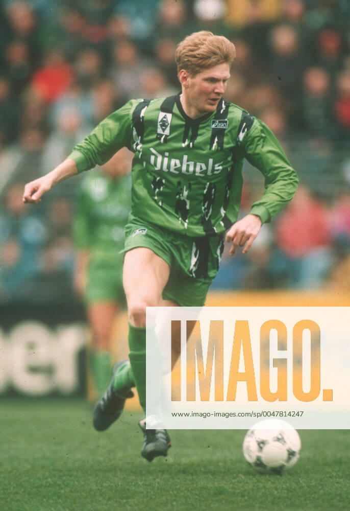 Stefan Effenberg Borussia Mönchengladbach Aktion 25 03 1995 Only for journalistic purposes Only for editorial use HM