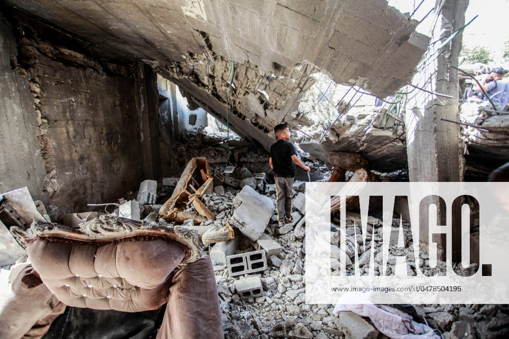 Palestinian Israeli Conflict in Jenin - 18 May 2024 A Palestinian inspects a damaged building following an Israeli airstrike in the West Bank Jenin refugee camp. The Israeli military says Khamisa, who was killed in an airstrike in the West Bank on Friday, is responsible for two shooting attacks on civilians. One of them in 2023 led to the killing of an Israeli man near a settlement in the West Bank. The armed Islamic Jihad movement said that Al-Khamisa was a commander in the Jenin Brigade. Palestinian health officials reported that eight people were injured in the raid. Jenin Palestine