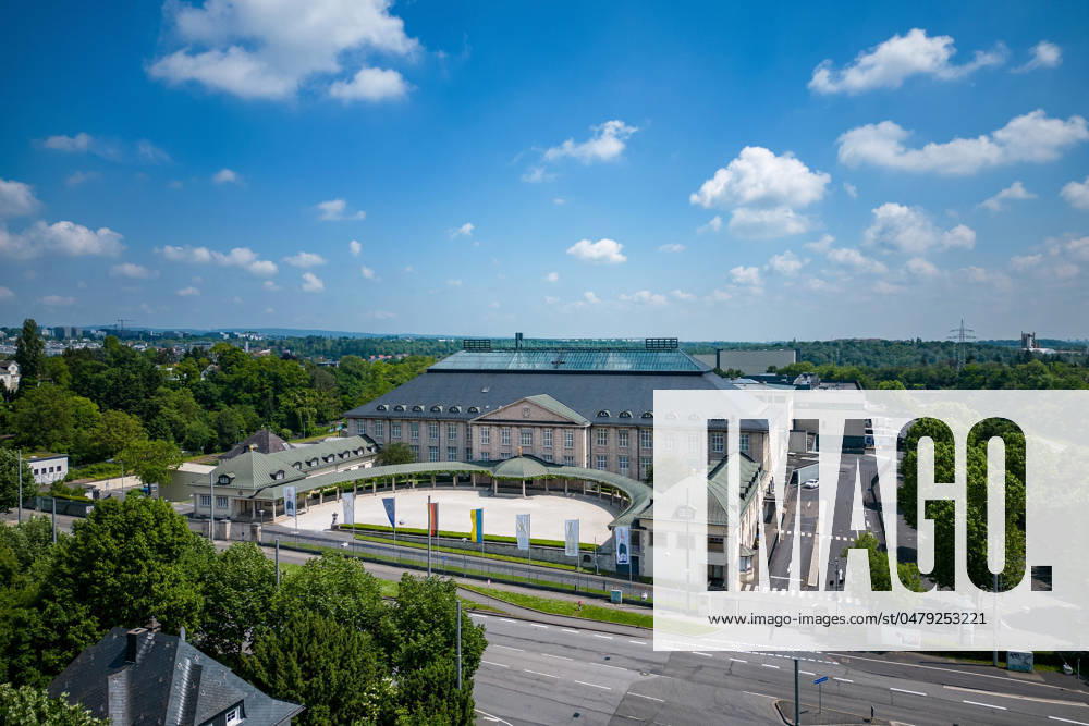 News Economy , Wiesbaden, emwirt v l Henkell Freixenet headquarters in Wiesbaden Aerial view Wiesbaden