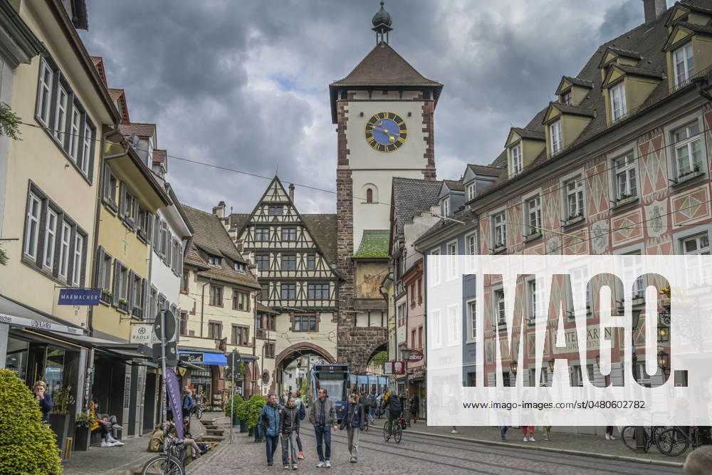 Schwabentor, Oberlinden, Old Town, Freiburg im Breisgau, Baden Württemberg, Germany