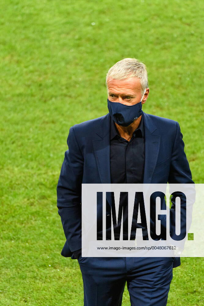 Head coach Didier Deschamps of France ahead of the Nations League football match between Sweden and France on September 5, 2020 in Stockholm Photo Simon Hastegard BILDBYRAN kod SH JM0013 bbeng fotboll fotball football soccer landskamp nations league sverige sweden sverige a frankrike france,