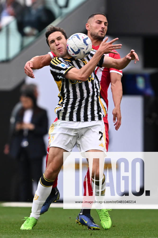 Cm Turin 25 05 2024 soccer championship Serie A Juventus Monza photo Cristiano Mazzi Image Sport in the photo Federico Chiesa Danilo D ambrosio