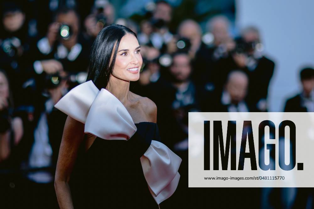 Bilder des Jahres 2024, Entertainment 05 Mai Entertainment Themen der Woche KW21 77eme Festival International du Film de Cannes Montee des marches de cloture 77th International Cannes Film Festival Closing Red Carpet 305539 2024 05 25 Alpes Maritimes Cannes France Moore, Demi