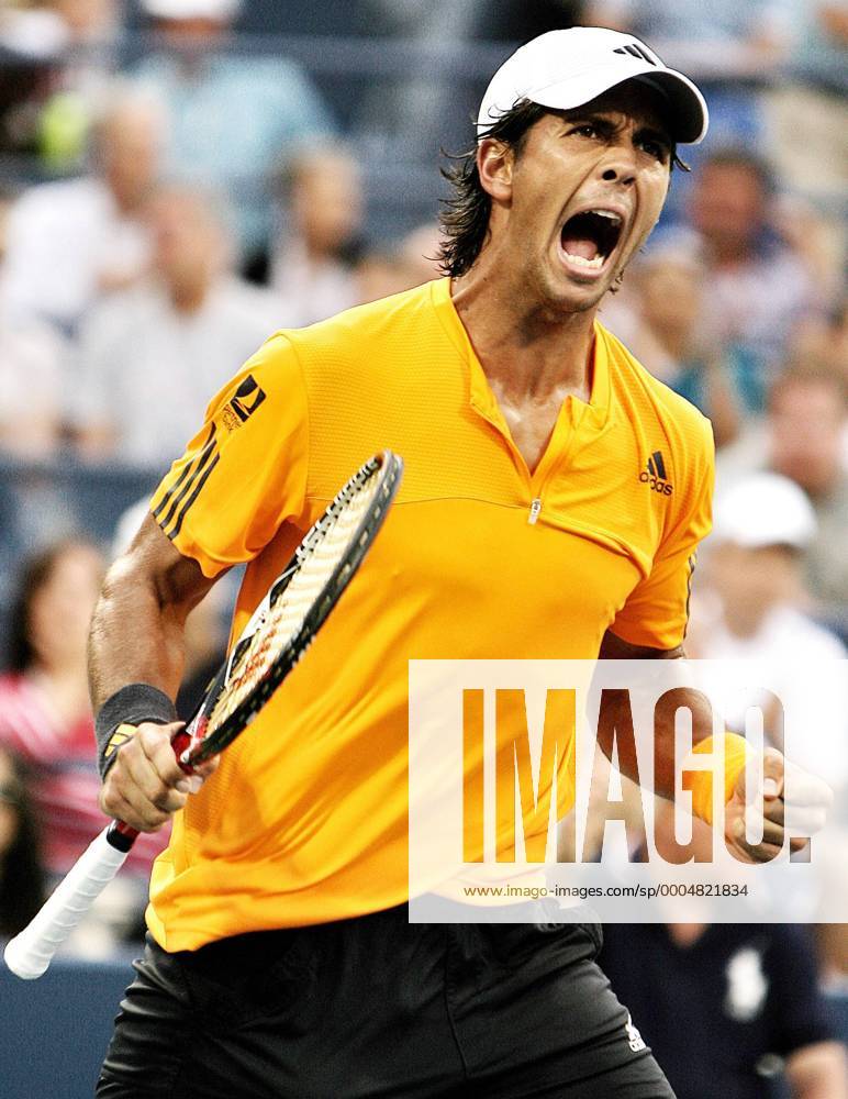 . Bild zeigt den Jubel von Fernando Verdasco (ESP). o0 NY N Y Jubel Freude o00 Flushing Meadow
