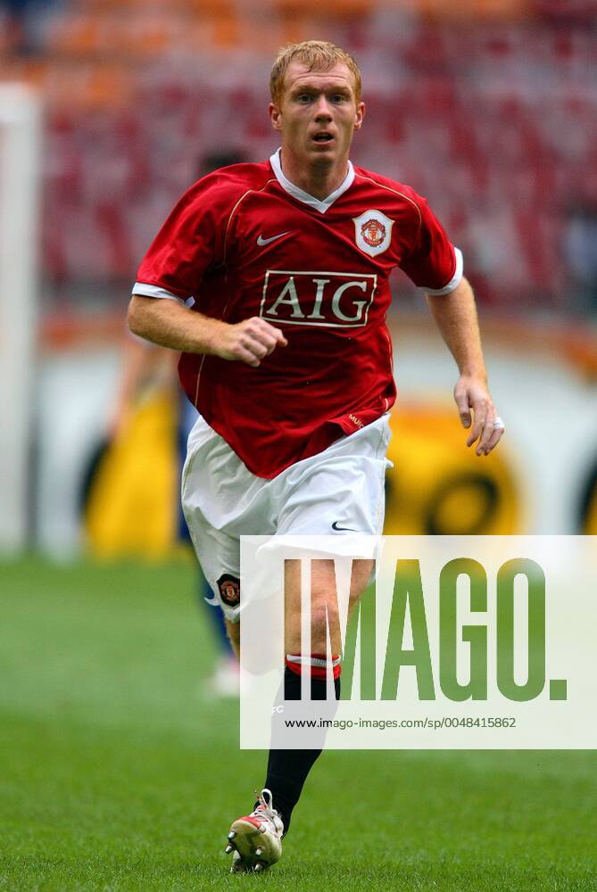 Paul Scholes Manchester United, ManU Fc Manchester Utd V Porto Amsterdam Arena, Amsterdam, Holland 04 August 2006