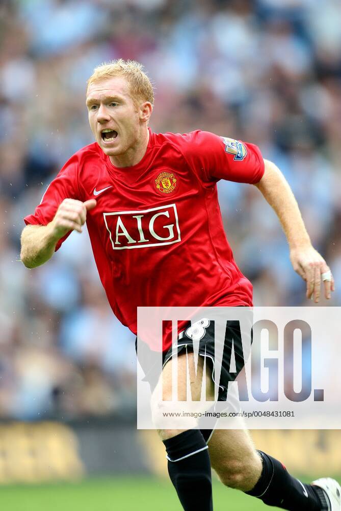 Paul Scholes Manchester United, ManU Fc Manchester City V Manchester United City Of Manchester Stadium, Manchester, England 19 August 2007