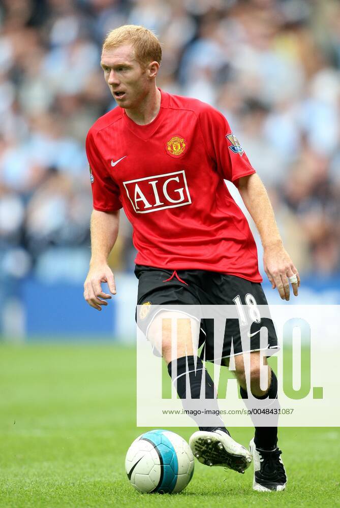 Paul Scholes Manchester United, ManU Fc Manchester City V Manchester United City Of Manchester Stadium, Manchester, England 19 August 2007