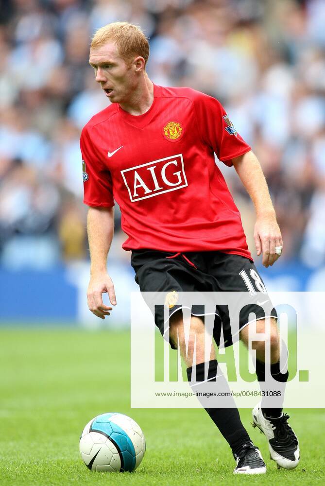 Paul Scholes Manchester United, ManU Fc Manchester City V Manchester United City Of Manchester Stadium, Manchester, England 19 August 2007