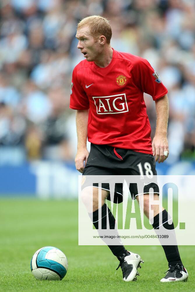 Paul Scholes Manchester United, ManU Fc Manchester City V Manchester United City Of Manchester Stadium, Manchester, England 19 August 2007