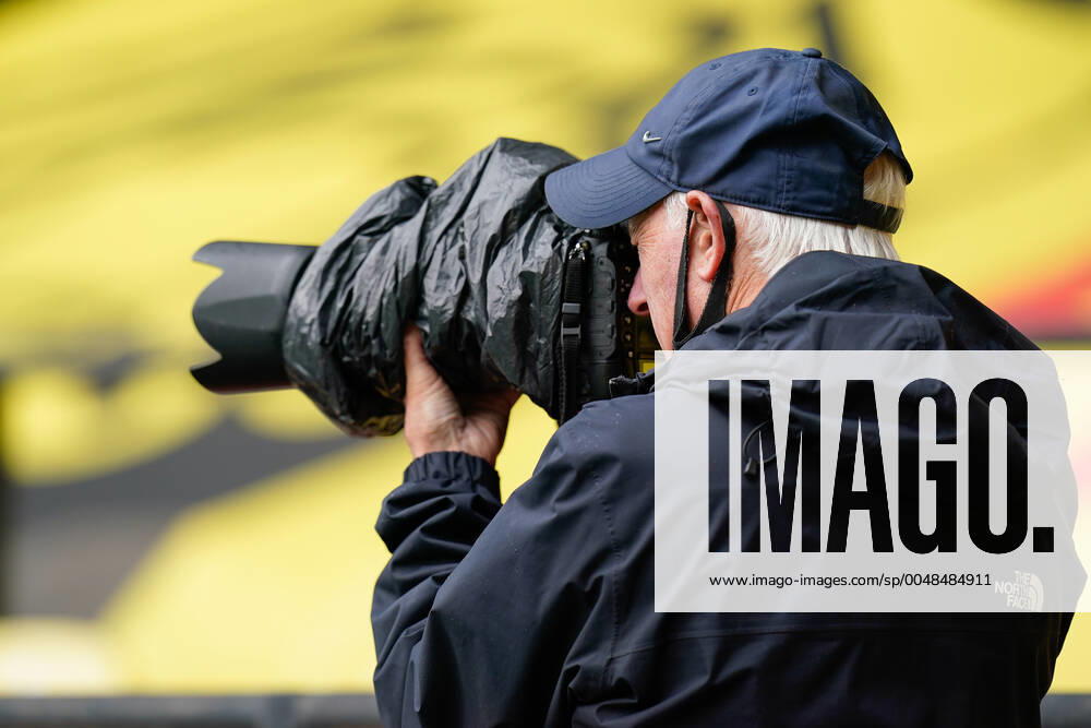 Luton Town Photographer Gareth Owen during the Sky Bet Championship match between Watford and Luton Town at Vicarage Road, Watford, England on 26 September 2020.