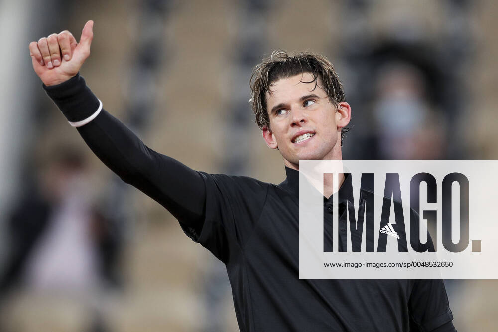 KW40 TENNIS - ATP, Tennis Herren French Open 2020 PARIS,FRANCE,28.SEP.20 - TENNIS - ATP World Tour, French Open, Roland Garros, Grand Slam. Image shows the rejoicing of Dominic Thiem (AUT). GEPAxpictures xPatrickxSteiner