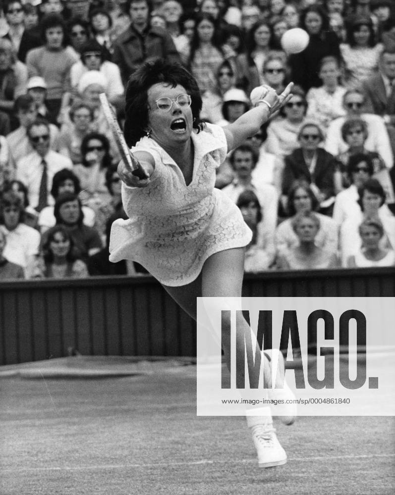 BILLIE JEAN KING - USA - ZUMAk09 o0 Aufnahmedatum geschätzt o0 Damen Tennis