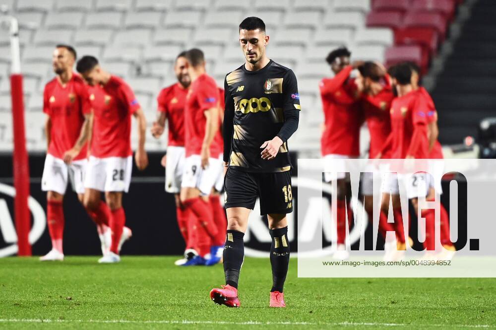 LISBON, PORTUGAL - OCTOBER 29 : Aleksandar Boljevic midfielder of Standard Liege during the UEFA Europa League Group D match between SL Benfica and Royal Standard de Liege on October 29, 2020 in Lisbon, Portugal, 29 10 2020 ( Photo by Vincent Kalut Photonews FOOTBALL : Benfica v Standard - UEFA Europa League - 29 10 2020 PHOTONEWS PANORAMIC