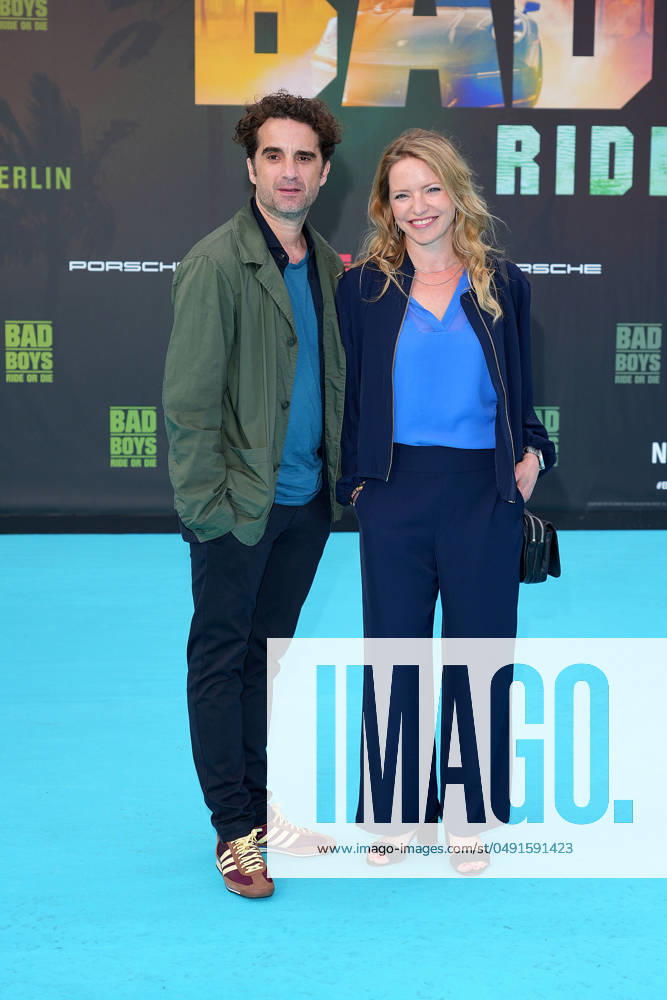 Oliver Wnuk and Diana Staehly at the Bad Boys Ride or Die movie premiere on 27 05 2024 in Berlin Bad Boys Ride or Die movie premiere in Berlin