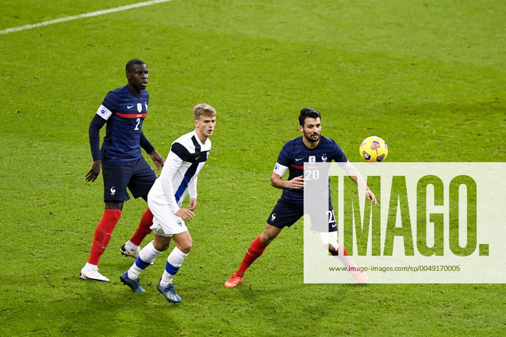 20 LEO DUBOIS (FRA) - 02 KURT ZOUMA (FRA) FOOTBALL : France vs Finlande - Match Amical - 11 11 2020 FEP Panoramic