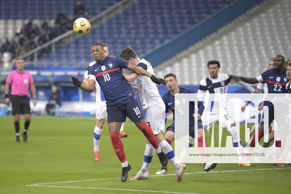 Anthony Martial (France) FOOTBALL : France vs Finlande - Match Amical - stade de France - 11 11 2020 JBAutissier Panoramic