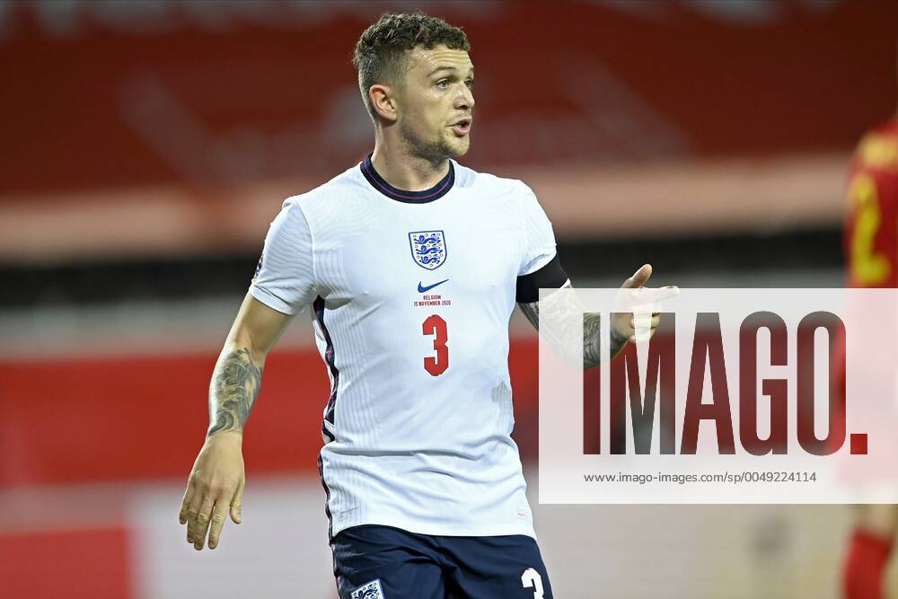 LEUVEN, BELGIUM - NOVEMBER 15 : Kieran Trippier defender of England gestures during the UEFA Nations League match group stage final tournament - League A - Group 2 between Belgium and England on November 15, 2020 in Leuven, Belgium, 15 11 2020 ( Photo by Nico Vereecken Photo News FOOTBALL : UEFA Nations League - League A - Group 2 - Belgique vs Angleterre - 15 11 2020 PHOTONEWS PANORAMIC