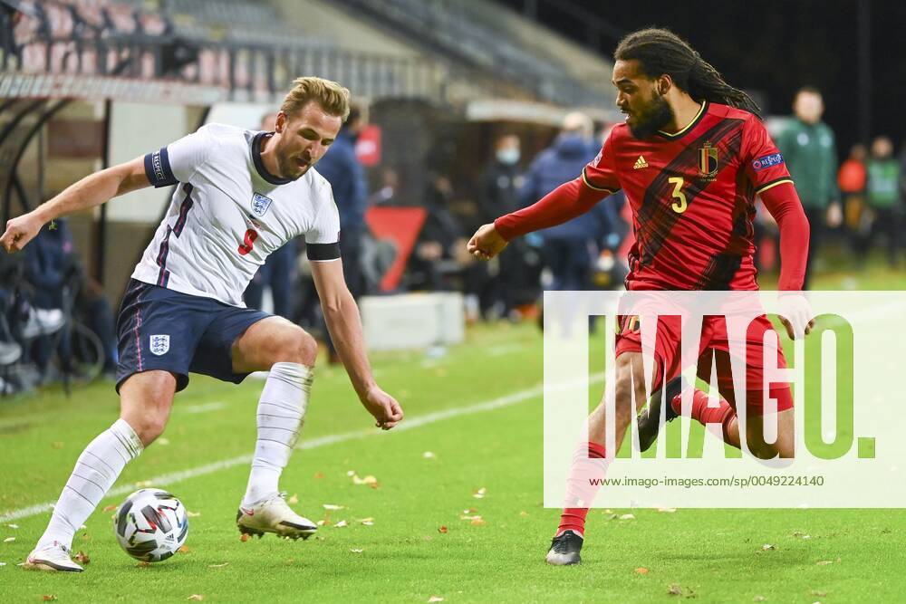 LEUVEN, BELGIUM - NOVEMBER 15 : Kieran Trippier defender of England, Jason Denayer defender of Belgium during the UEFA Nations League match group stage final tournament - League A - Group 2 between Belgium and England on November 15, 2020 in Leuven, Belgium, 15 11 2020 ( Photo by Vincent Kalut Photonews FOOTBALL : UEFA Nations League - League A - Group 2 - Belgique vs Angleterre - 15 11 2020 PHOTONEWS PANORAMIC