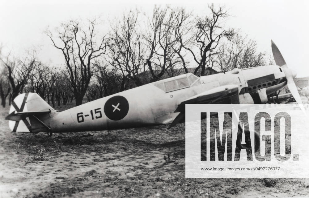 Messerschmitt Bf-109B-1 2 Jg88 Legion Condor Luftwaffe Messerschmitt Bf-109B-1 Parked During the Spanish Civil War Date: 1930s