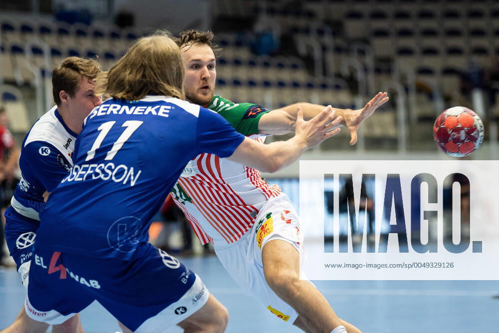 Magdeburgs Christian O Sullivan during the handball match in the European League between Alingsas and Magdeburg on 24 November 2020 in Alingsas,