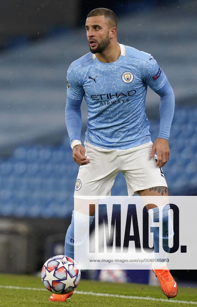 Kyle Walker of Manchester City during the UEFA Champions League match at the Etihad Stadium, Manchester. Picture date: 9th December 2020. Picture credit should read: Andrew Yates Sportimage . SPI-0796-0096