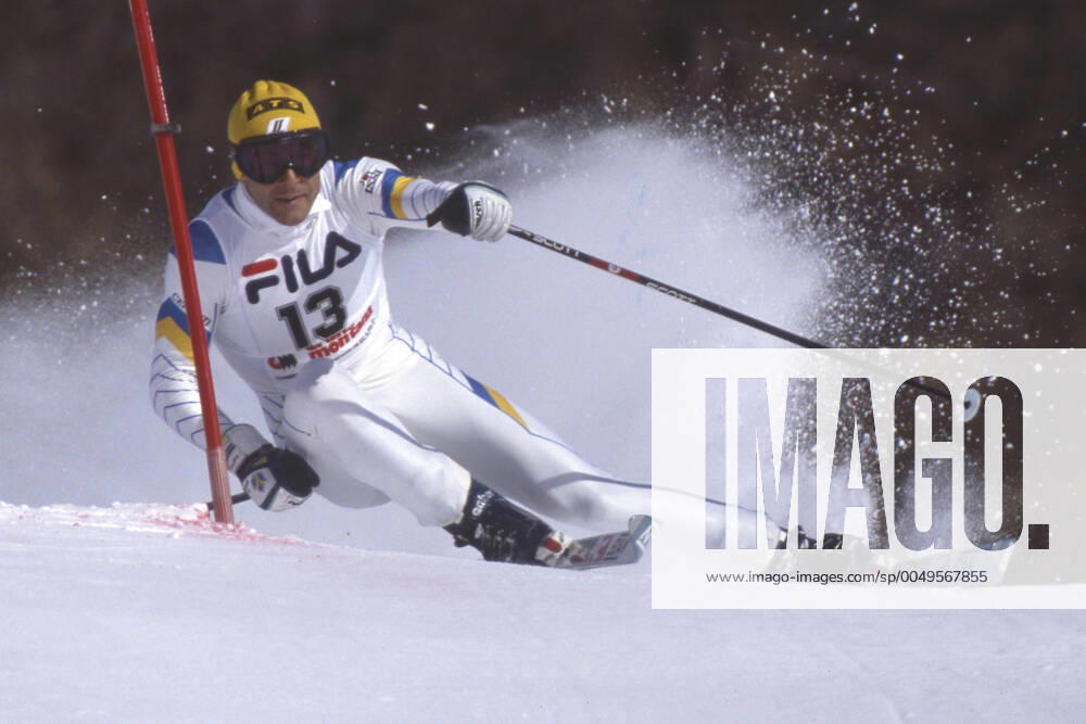 Ingemar STENMARK, SWE, Sweden, Alpine skiing, ski racing, action, giant slalom, at the Alpine Ski World Championship in Crans Montana, Switzerland, on 4 2 1987, Â