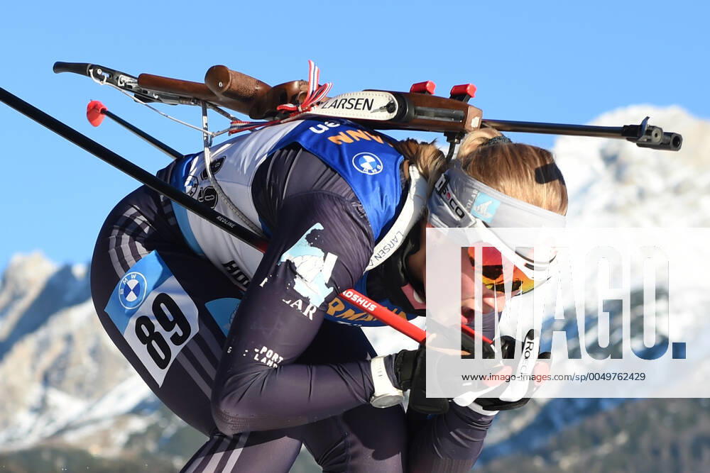 BIATHLON SLETTEMARK Ukaleq Astri GRL at the BMW IBU World Cup Biathlon Hochfilzen Womens Sprint on 18 12 2020, Austria, Tirol Hochfilzen Biathlon Stadium Tirol Austria