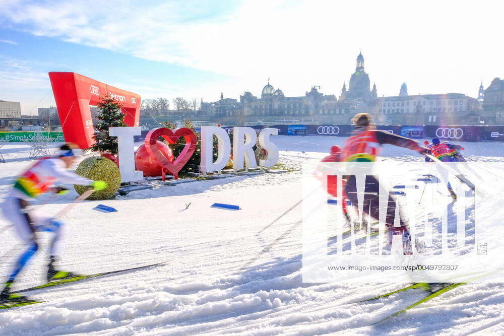 COOP FIS Cross Country Skiing World Cup on 20 12 2020 at the Elbufer in Dresden Saxony Team Sprint Men
