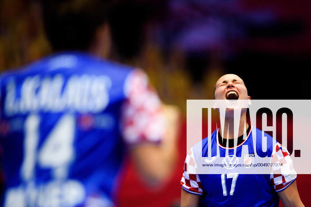 Katarina Jezic of Croatia celebrates during the EHF European Handball Championship bronze match between Croatia and Denmark on December 20, 2020 in Kolding Photo Petter Arvidson BILDBYRAN kod PA PA0139 handball handboll handball ehf euro 2020 em 2020 handball championship 2020 handbolls em 2020 croatia denmark day 18 dam bbeng denmark croatia bronze match bronze game bronze match cheer,