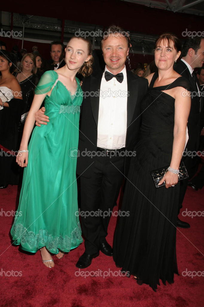 Saoirse Ronan and Paul Ronan arriving at the 80th Academy Awards. Kodak Theatre, Hollywood, CA. 02-24-08