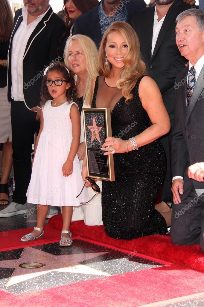 HOLLYWOOD - AUG 05: Mariah Carey, Monroe Cannon at the Mariah Carey Star on the Hollywood Walk of Fame, Hollywood, CA 08-05-15