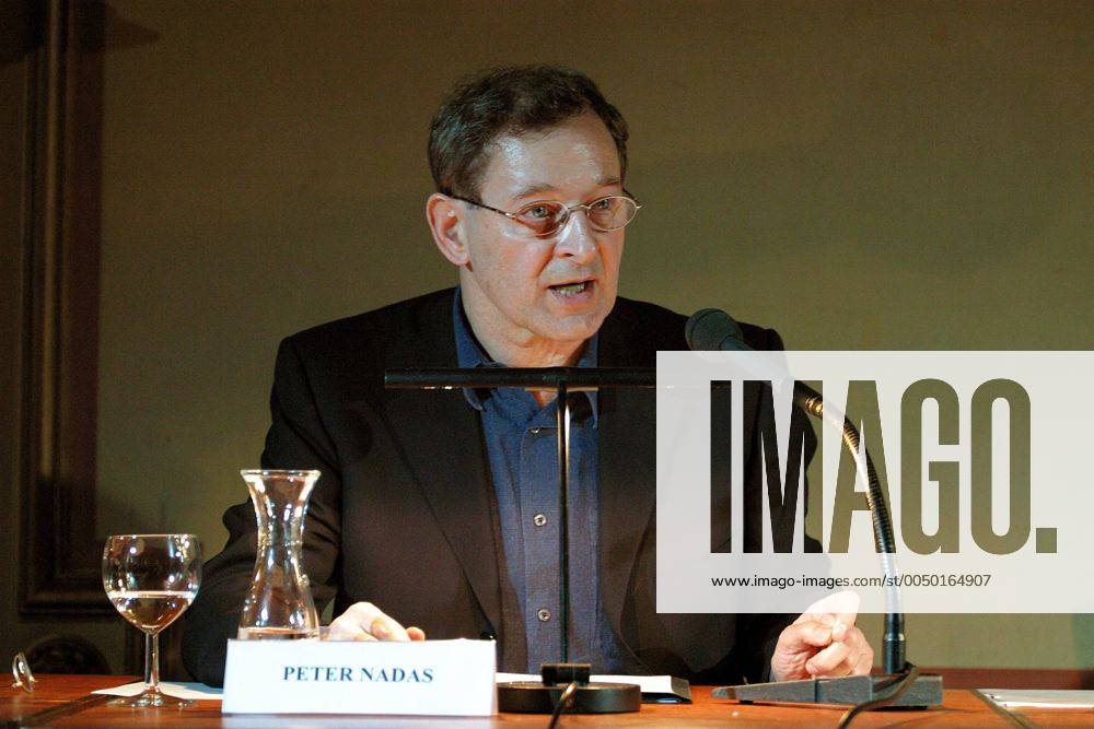 Schriftsteller Peter Nadas (HUN) anlässlich des Symposiums -Europa schreibt- im Hamburger Literaturhaus.