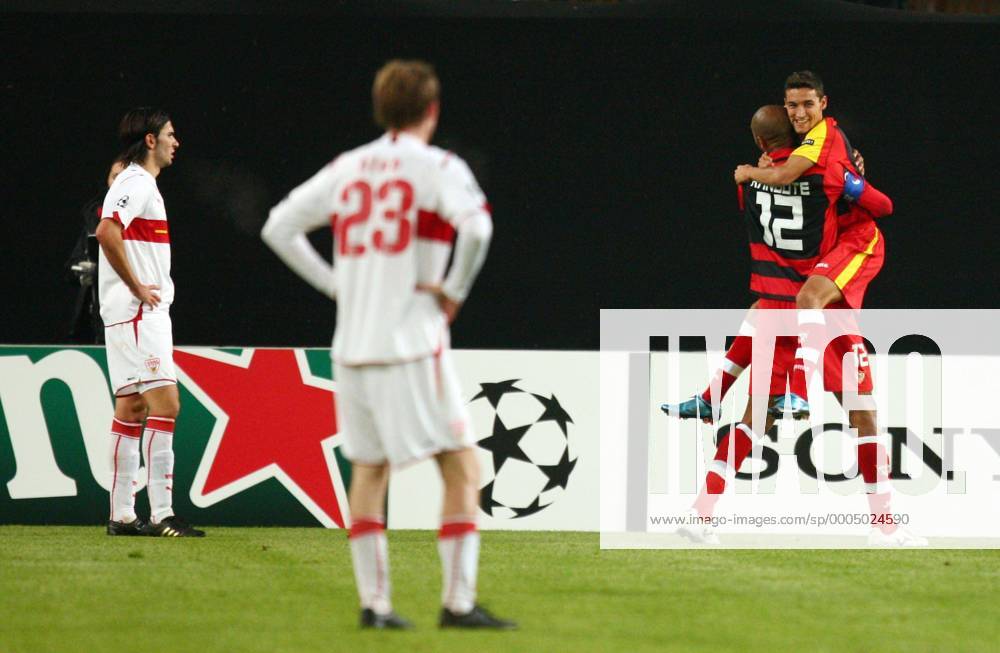 Jesus NAVAS (FC Sevilla) - Torjubel o0 VfB, Jubel, Freude