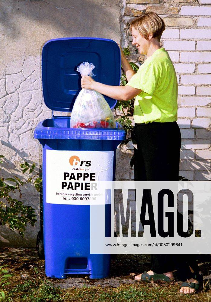 Hausmüll gehört nicht in die Papiertonne