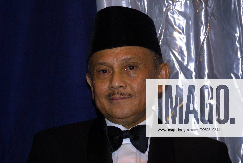 Bacharuddin Jusuf Habibie (INA Indonesischer Staatspräsident) anlässlich der Unesco-Gala in Neuss