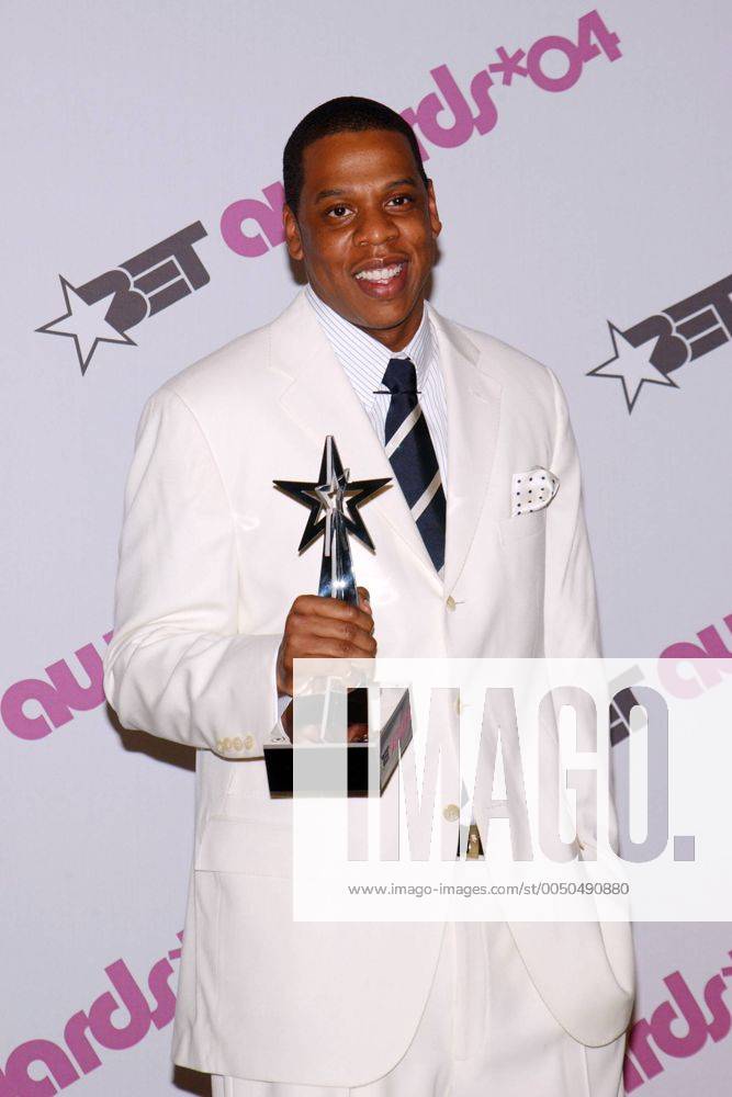Rapper Jay-Z (USA) anlässlich der 2004 BET Awards in Los Angeles