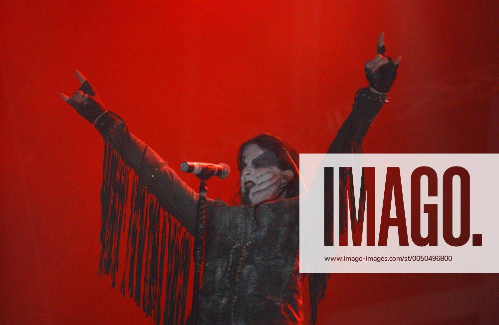 Sänger Shagrath (NOR Dimmu Borgir) anlässlich des With Full Force Festivals 2004